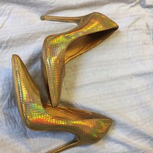 Sexy holographic heels
